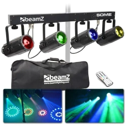 Zestaw oświetleniowy BeamZ 4-Some 4x 57 diod LED RGBW DMX