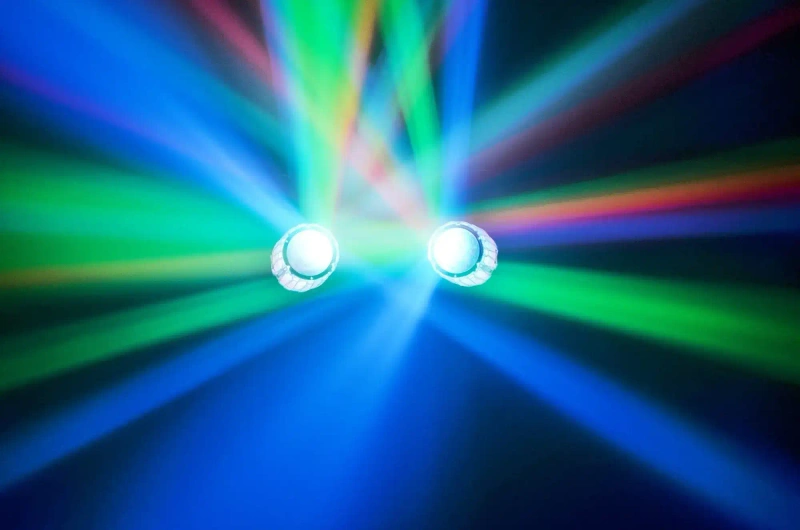 Zestaw oświetleniowy BeamZ 2-Some 2x 57 diod LED RGBW - przezroczysty