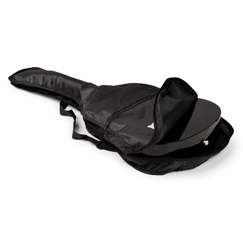 Gitara klasyczna 3/4 dla dziecka młodzieżowa SoloArt Max czarna+ akcesoria