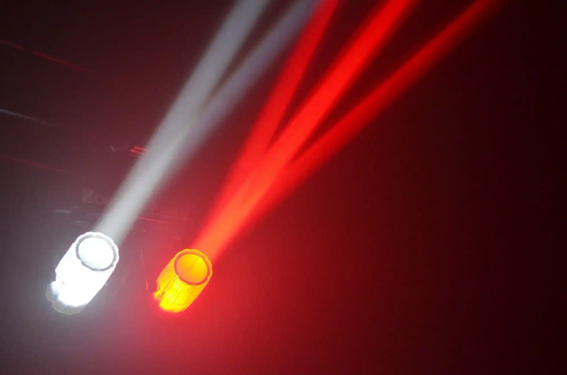 Zestaw oświetleniowy BeamZ 2-Some 2x 57 diod LED RGBW - przezroczysty