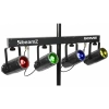 Zestaw oświetleniowy BeamZ 4-Some 4x 57 diod LED RGBW DMX