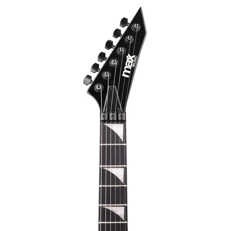Zestaw: Gitara elektryczna GigKit czarna+ wzmacniacz tuner pokrowiec kostki struny