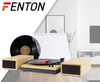 Gramofon retro Fenton RP165L z Bluetooth i głośnikami - Drewno (Lightwood) + winyl