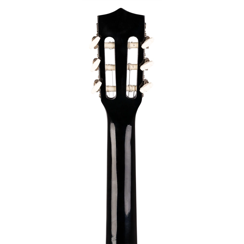 Gitara klasyczna 3/4 dla dziecka młodzieżowa SoloArt Max czarna+ akcesoria