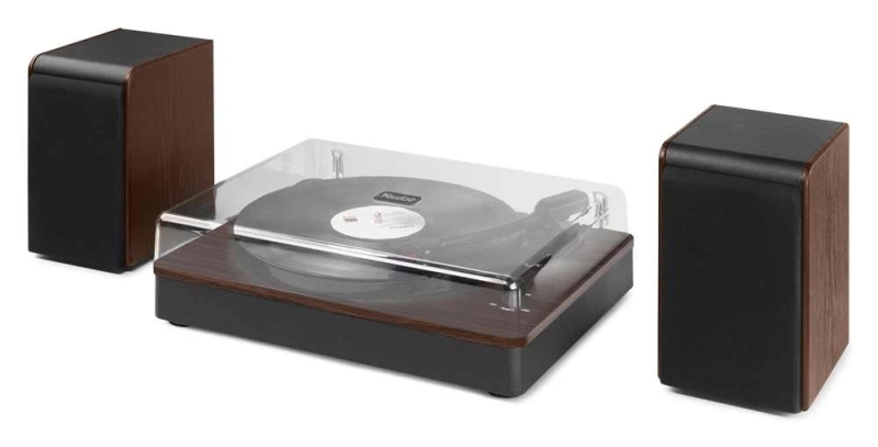 Gramofon RP330D Audizio głośniki BT brązowy