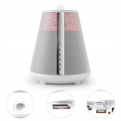 LTC FREESOUND65-WH Autonomiczny głośnik ledowy bluetooth 6,5" 100W