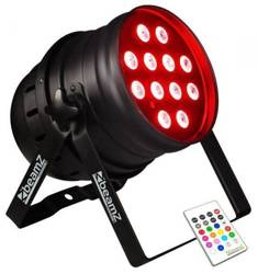 LED PAR64 12 x 10W RGB z pilotem i DMX BeamZ