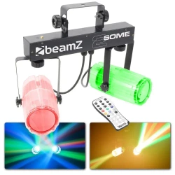 Zestaw oświetleniowy BeamZ 2-Some 2x 57 diod LED RGBW - przezroczysty