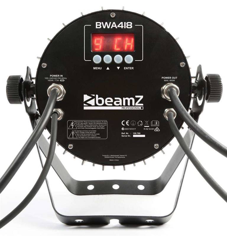 Reflektor BWA418 AluPAR IP65 18x12W 4-1 RGBW
